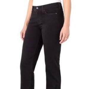 Liverpool Sadie Straight leg Black Jean 12